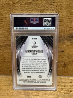 Lamine Yamal UEFA kartička grading PSA Authentic Auto - 2