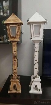 Drevené led lampy - 2