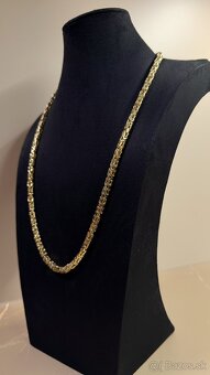 Zlata retiazka kralovsky vzor 14k 585/1000 105g - 2