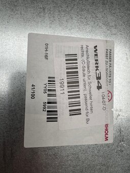 Vw T3 cast zadneho blatnika - 2