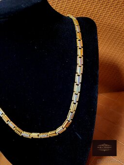 Nádherná Pozlátená platničková Retiazka 55cm - 2