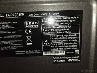 Panasonic TX-P42S10E VIERA Plazmový Full HD - 2