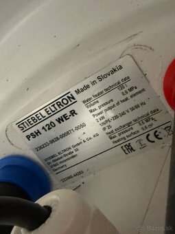 Elektricky bojler 120L - 2