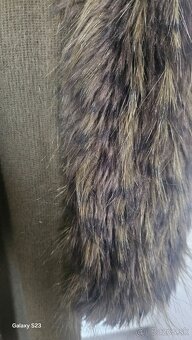 Sál - čiapka s kožušinkou - 2