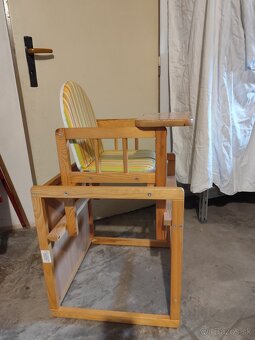 Detská drevená stolička 2 v 1 - 2