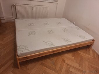 140cm posteľ z masívu - 2