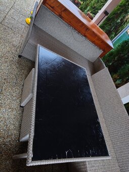 Zahradny ratanovy set - 2