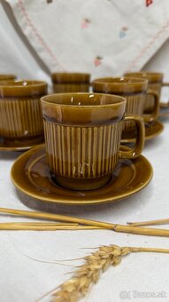 Šálky s podšálkami KERA VITRAL Czechoslovakia - 2
