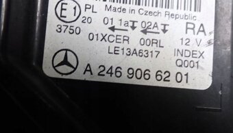 mercedes B svetlo led 2015+ - 2