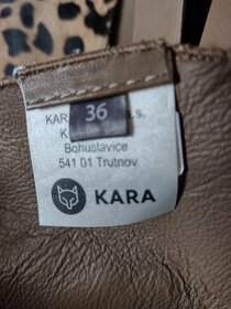 Luxusný kožený dámsky kabát Kara, veľkosť 36. - 2