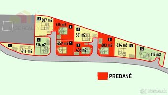 NA PREDAJ STAVEBNÝ POZEMOK 634 M² BOROVCE, okr. Piešťany /VO - 2