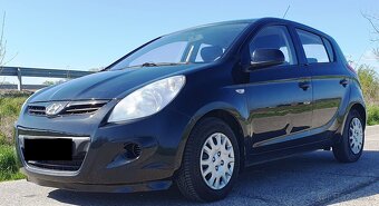 Hyundai i20 1,2i 78k, klimatizácia, kúpené v SR, 2011 - 2