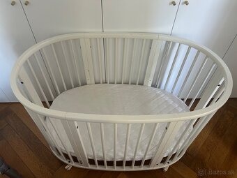 Stokke Mini + extention kit + matrace + mantinel + plachty - 2
