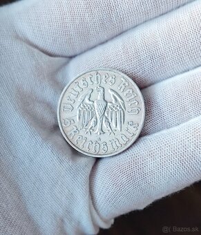 5 Mark 1933 A, Martin Luther krásna - 2