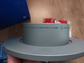 Zadné brzdy (kotúče+doštičky) Octavia III 1.4TSI - 2