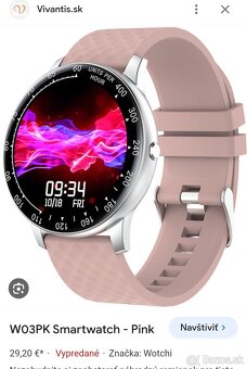 Hodinky Smartwatch W03PK - 2