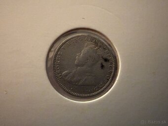 Strieborná minca 1924 Cejlón 10 cents (0.550 Ag) - 2