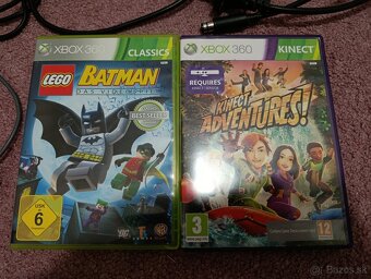 Xbox 360 E + kinect + 2 hry + 2 ovládače - 2