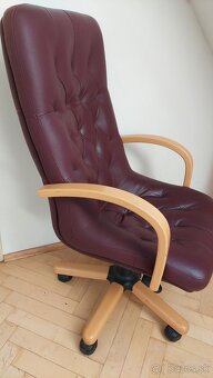 Kancelárske kožené kreslo - 2