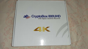 Predám satelitný prijímač 4K - CryptoBox 800UHD - 2