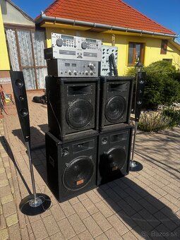 Reproduktory 4ks+ zosilovač+ dualny cd player - 2