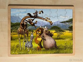 Sada drevené hry, puzzle, domino, kocky - 2