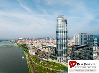 Luxusný 3 izbový byt,155 m2,EUROVEA TOWER,výhľad, 2x parkova - 2