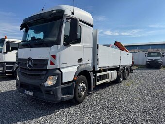 Mercedes valník- hydraulická ruka PALFINGER, EURO 6 TOP STAV - 2