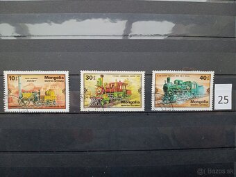 Poštové známky č.438 - ÁZIA - 20 ks sérií - 2