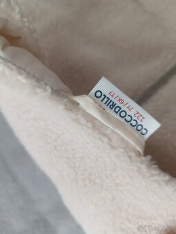 Dievčenský kabátik+vesta 116/122 - 2