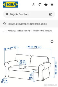 Gauč model EKTORP - 2