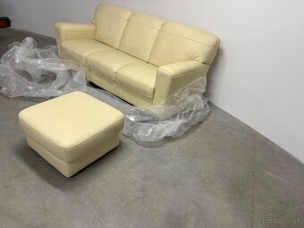Kožená sedacia súprava original talianska eurosofa - 2