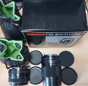 Pentax PK Auto Revuenon Objektiv Set 28mm a 135mm 1:2.8 - 2