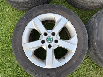 Original alu disky skoda octavia 2 205/55 R16 5x112 - 2