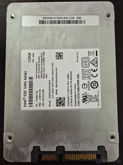 SSD Intel 120GB 2.5" SATA - 2