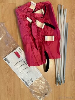 Ruzovy baldachyn na postel KURA/ IKEA - 2
