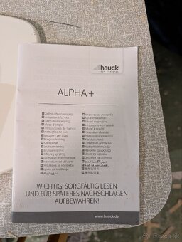 Rastúca stolička Hauck Alpha+ - 2