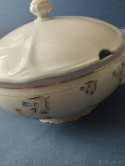 Biela porcelánová polievková misa - 2