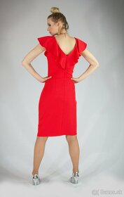 Krátke červené šaty zn. Dara Fashion, č.38 - 2
