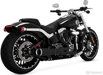 VANCE & HINES HI-OUTPUT 2IN1 SHORT-SOFT TC FXSB/FXCW - BLACK - 2