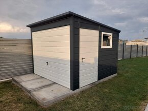 Záhradný domček 3x3m antracit - 2