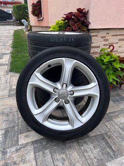 Original audi disky elektrony 5x112 r17 +letne pneu - 2