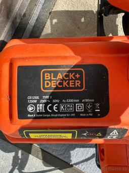 Okružná píla Black&Decker CS1250L - 2