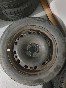 Zimne na diskoch 5x100 185/60R15 vw,seat,škoda - 2