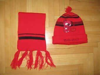 Súpravička - čiapka + šál - 2