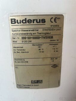 120L bojler Buderus - 2