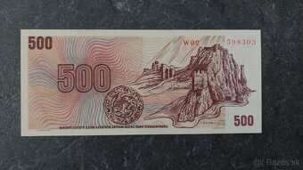 500 Kčs 1973 + SK kolok, stav N (UNC) - 2