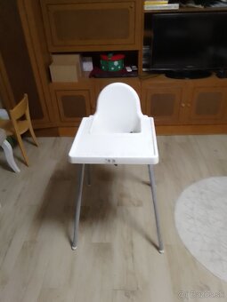 IKEA ANTILOP detská vys stolička/podnos - 2