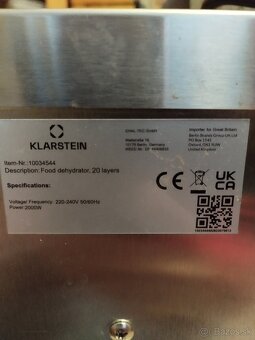 Sušička Klarstein 200 - 2