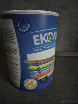 Farba EKOKRYL, biela, matná, - 2